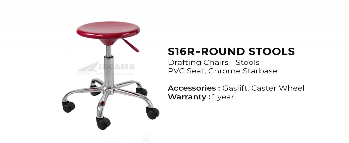 Round Drafting Chair