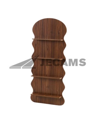 Contemporary magazine rack with clean lines