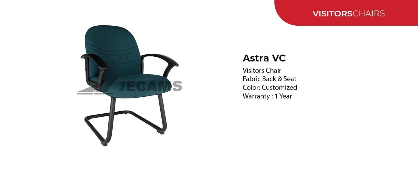 custom color visitors chair
