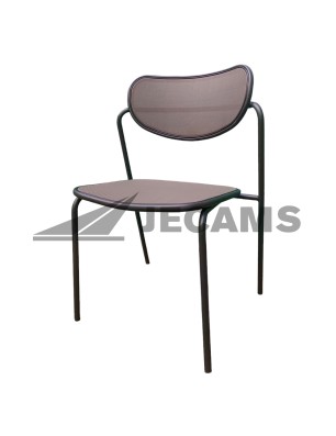 Aluminum frame stackable chair