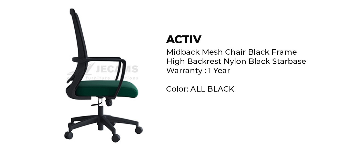 ergonomic mesh chair side