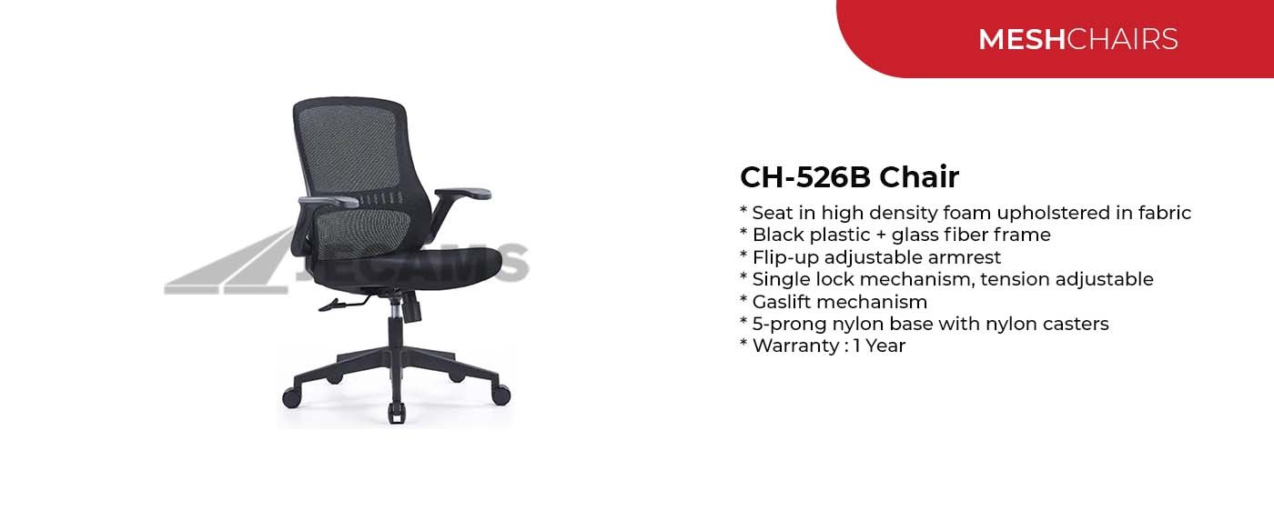 black plastic mesh chair