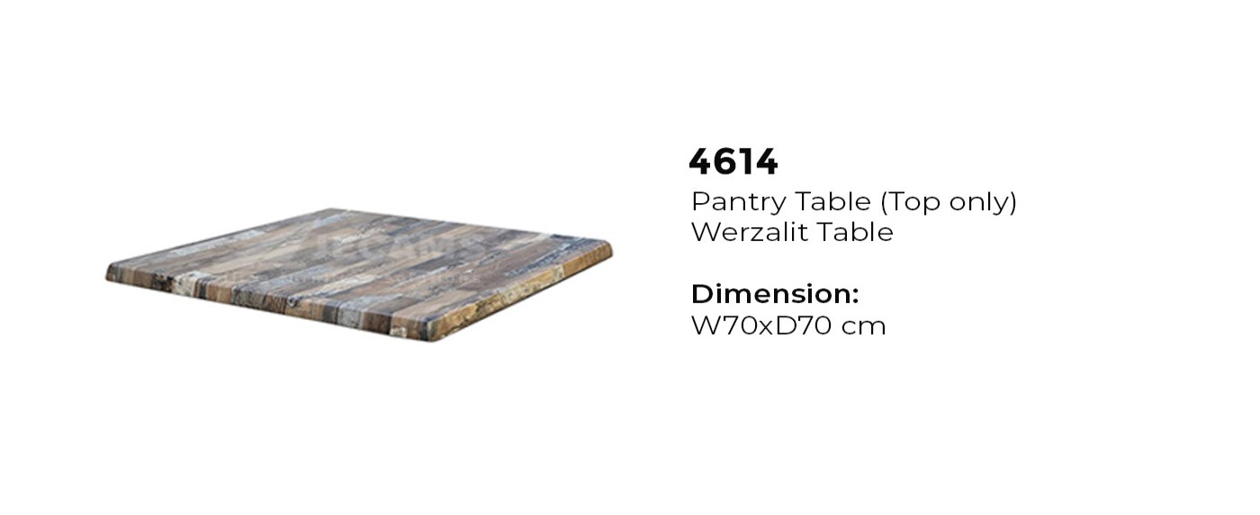 Distressed Werzalit Table Top