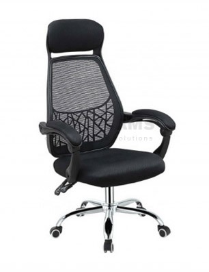 high back mesh chair with tilt lock
