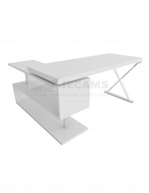 computer table with bookshelf DWB-01232