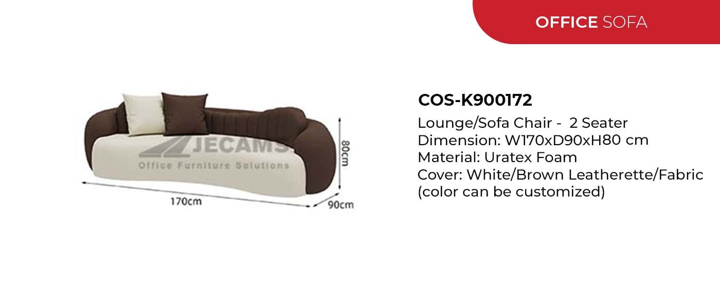 brown and white sofa