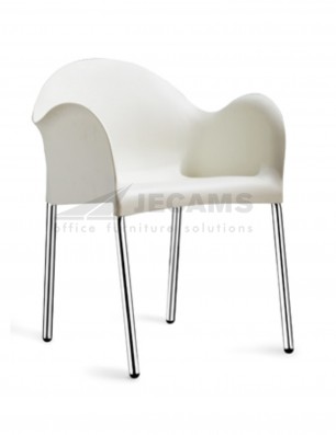 white plastic stackable chairs CT-205