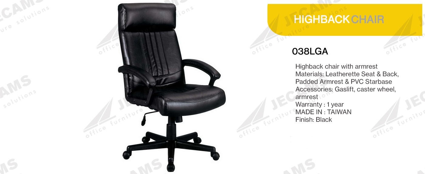 Leatherette Higback Chair