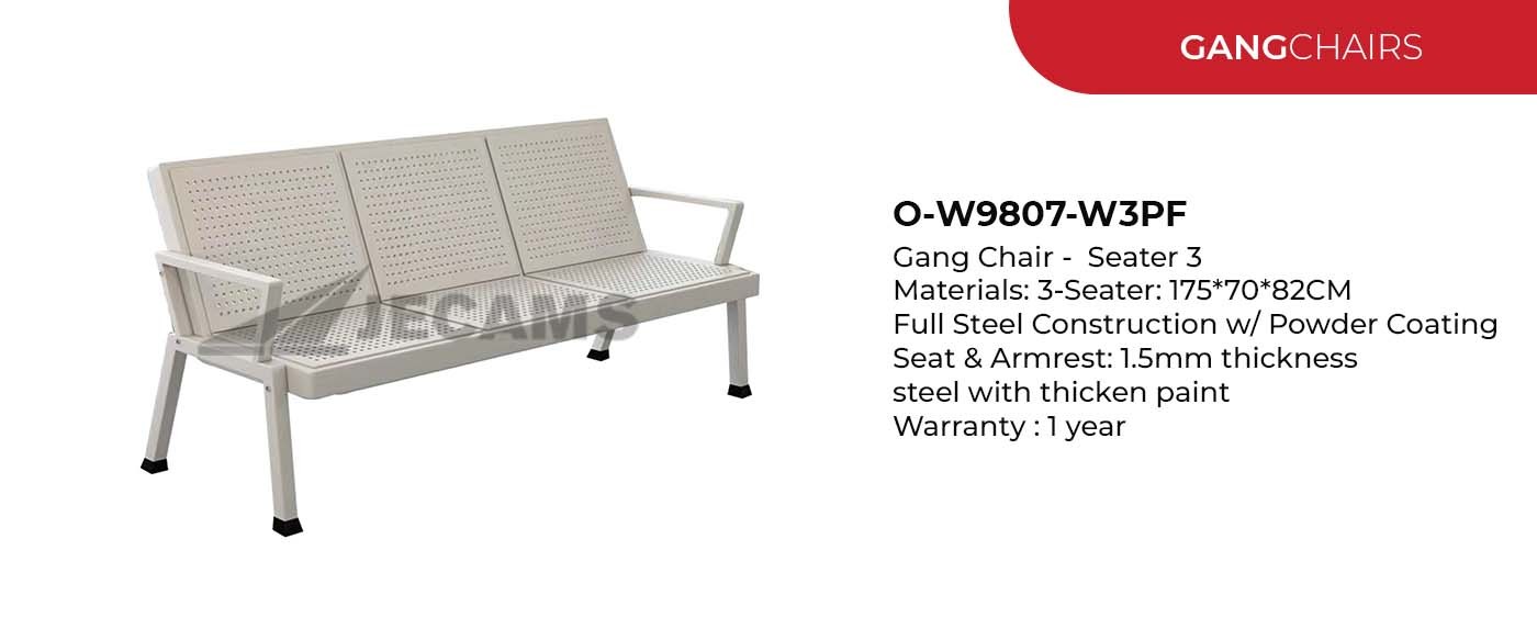 office or public gang chair