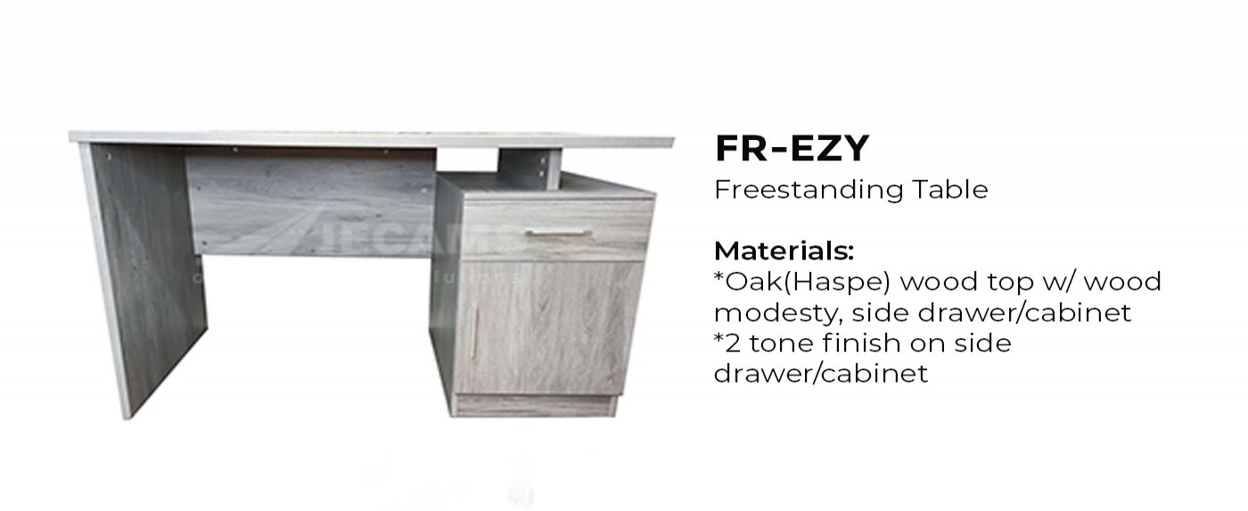 Oak Wood Freestanding Table
