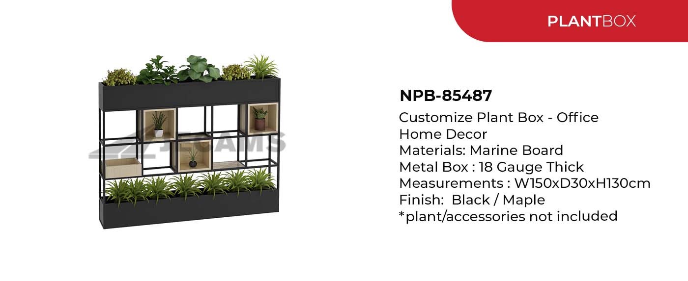 metal planter box