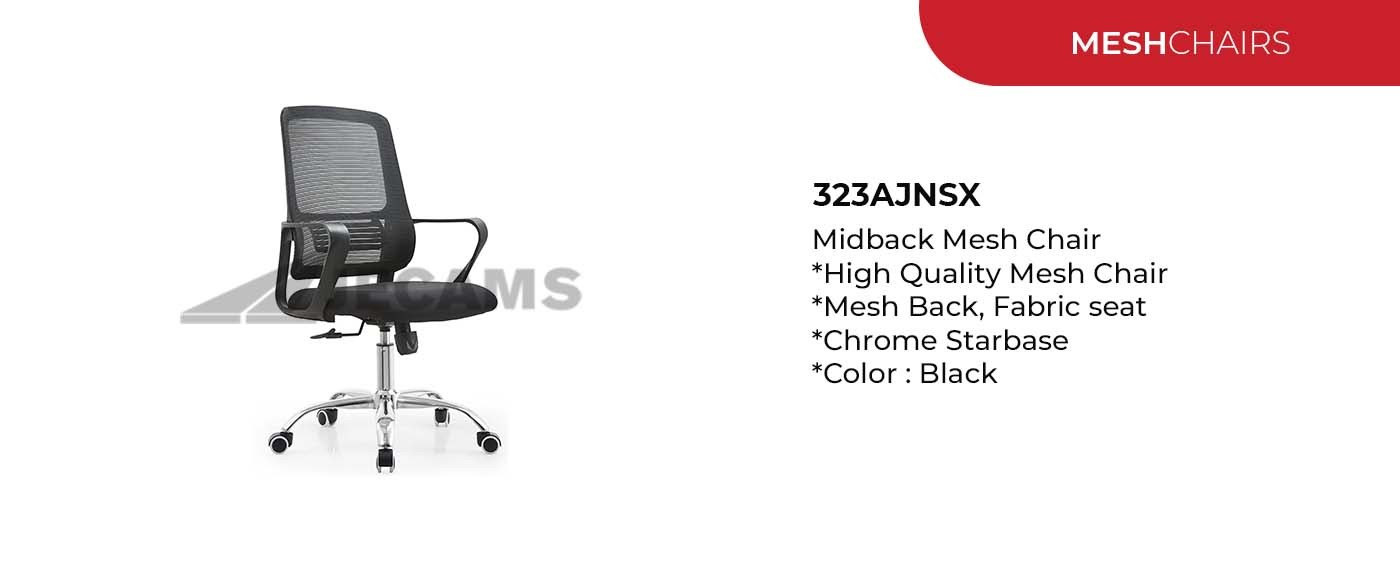 black mesh office chair