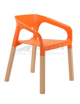 Stackable Orange Chair