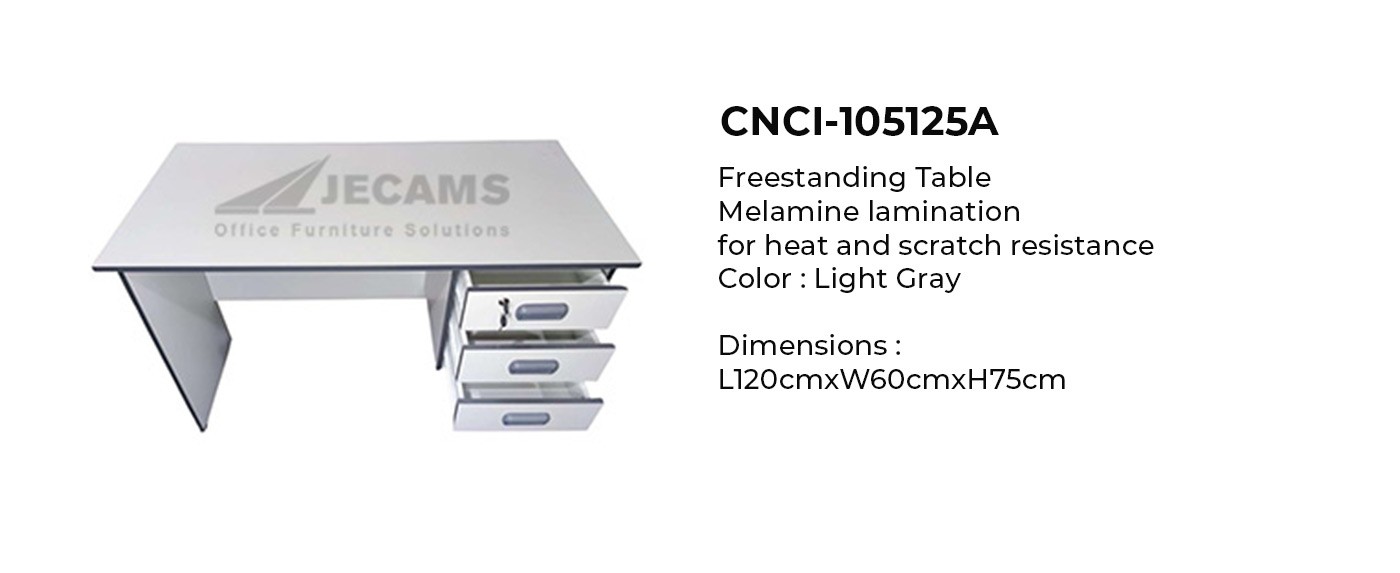 Light Gray Freestanding table