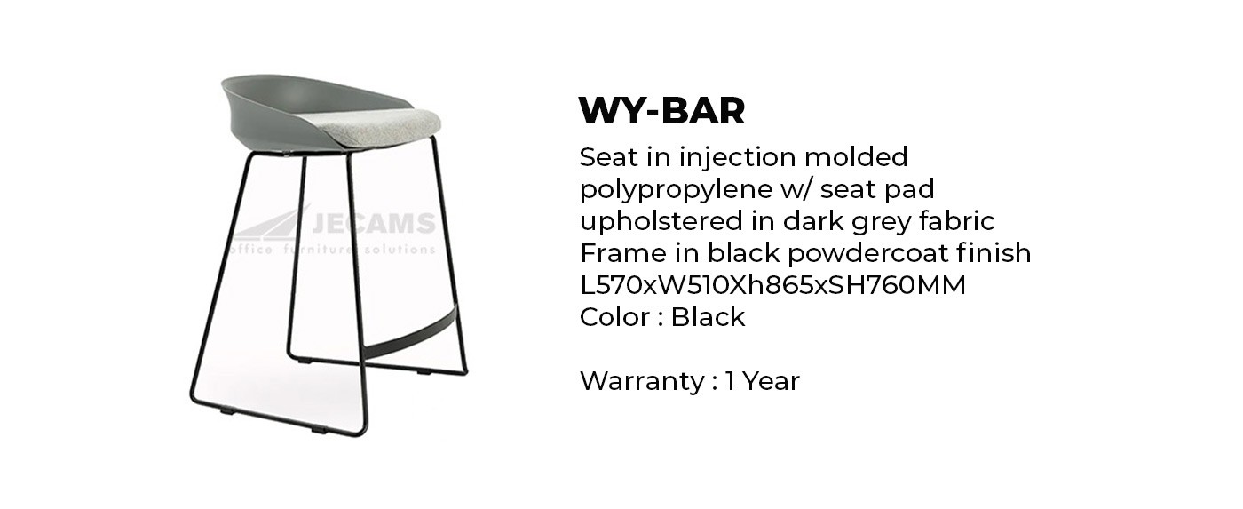 kitchen bar stool with seat pad