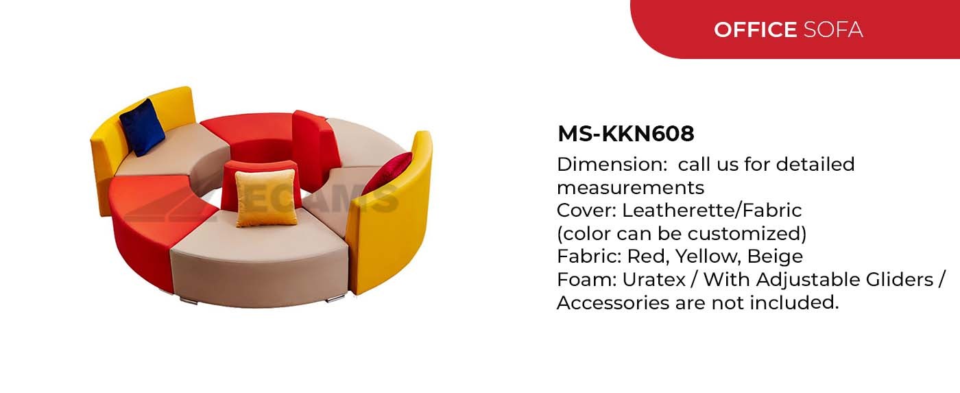 multicolor office sofa