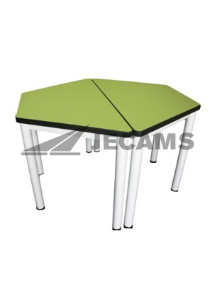 Metal frame school desk