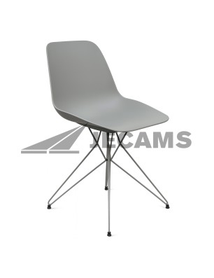 Moss grey plastic chair for sale