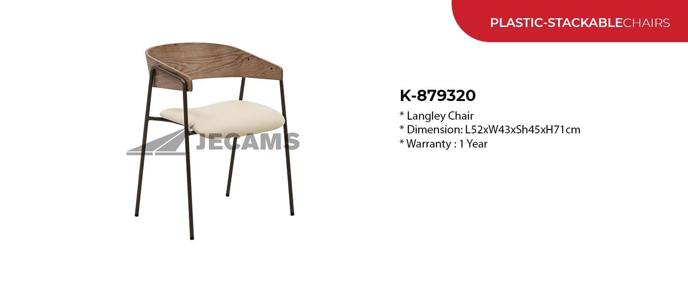 modern design stackable dining chair