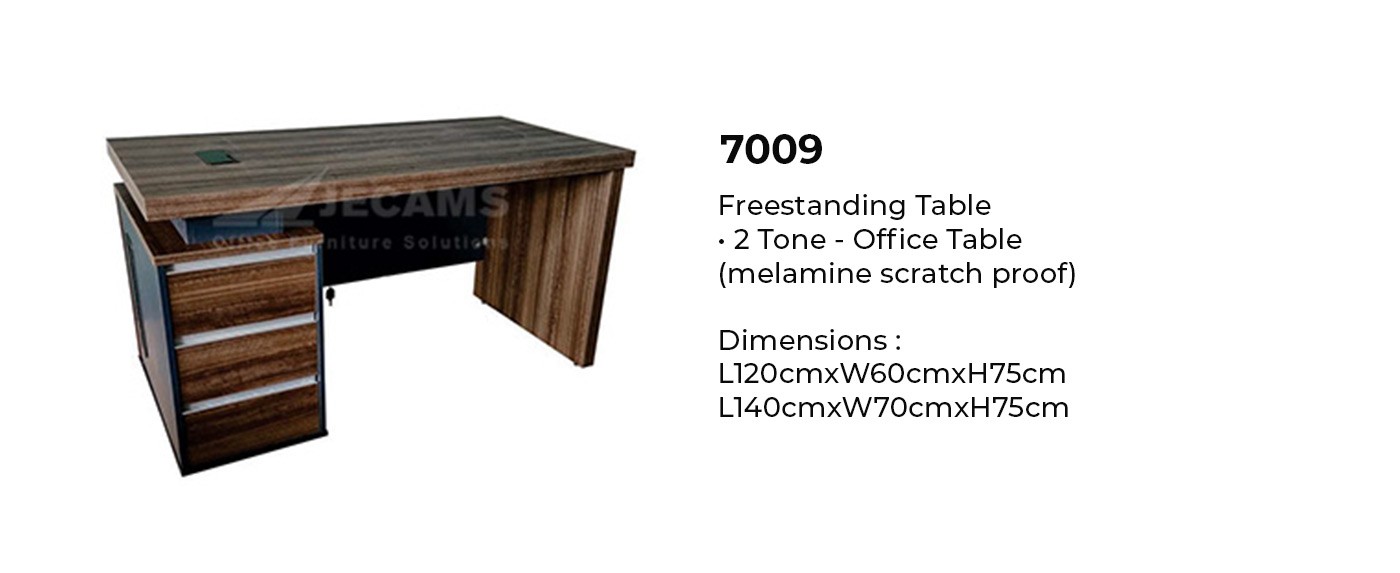 Melamine Freestanding Office table