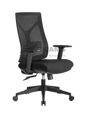 Sturdy Mesh Chair Black