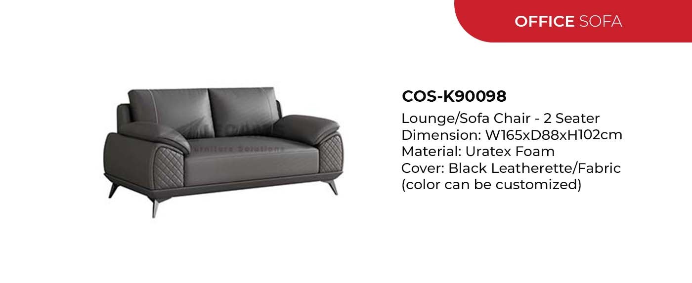 black sofa