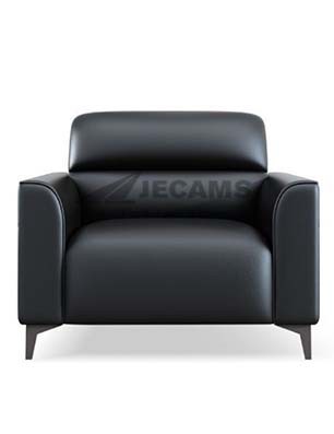 Black Lounge Chair 1-Seater
