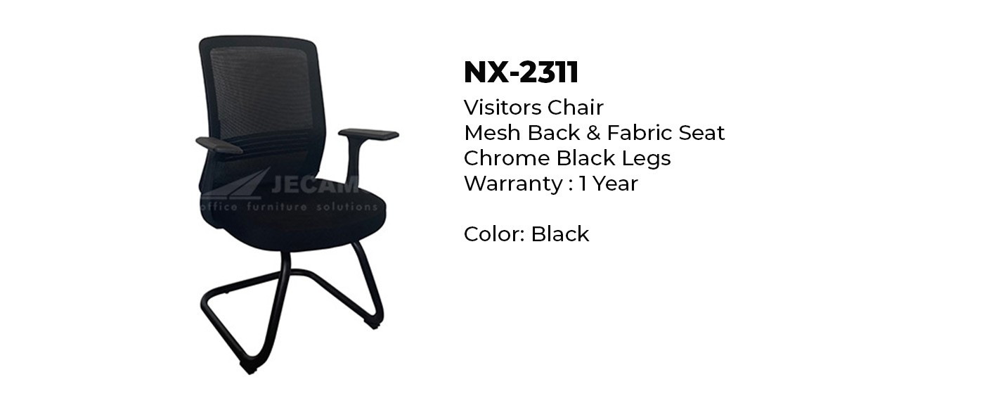black mesh chair