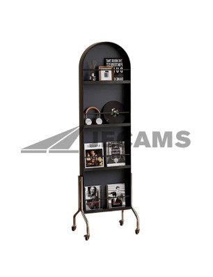 Wooden magazine rack for organizing reading materials