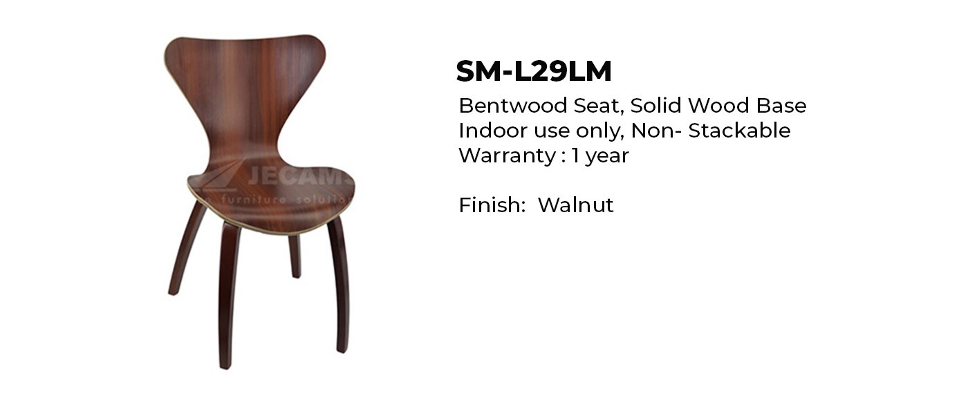 walnut finish home office chair