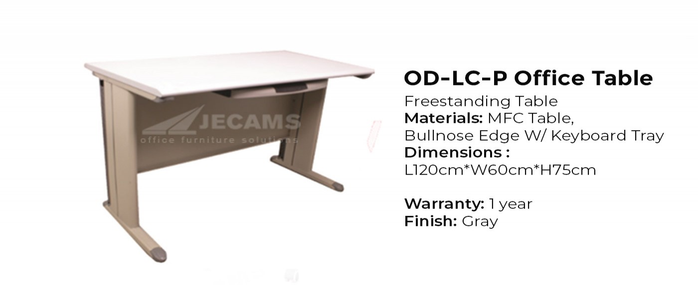 Freestanding Gray Table