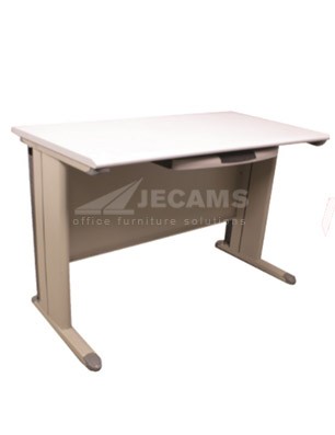 gray office table