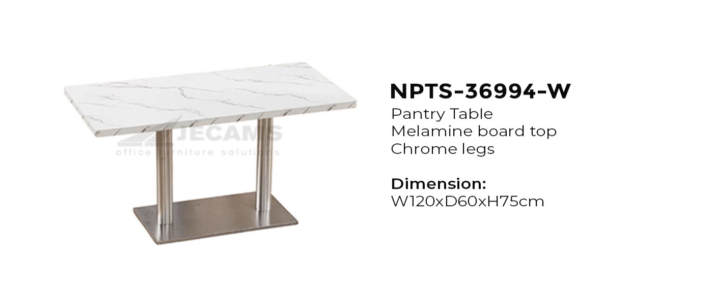 white pantry table