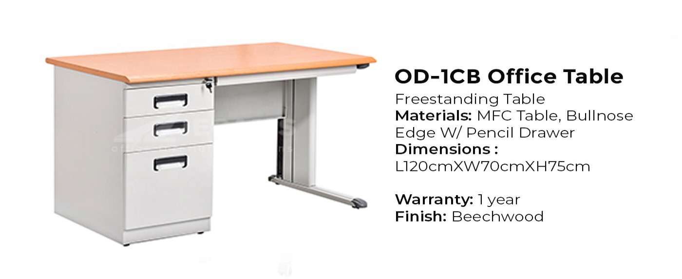 Free Standing Table Pencil Drawer