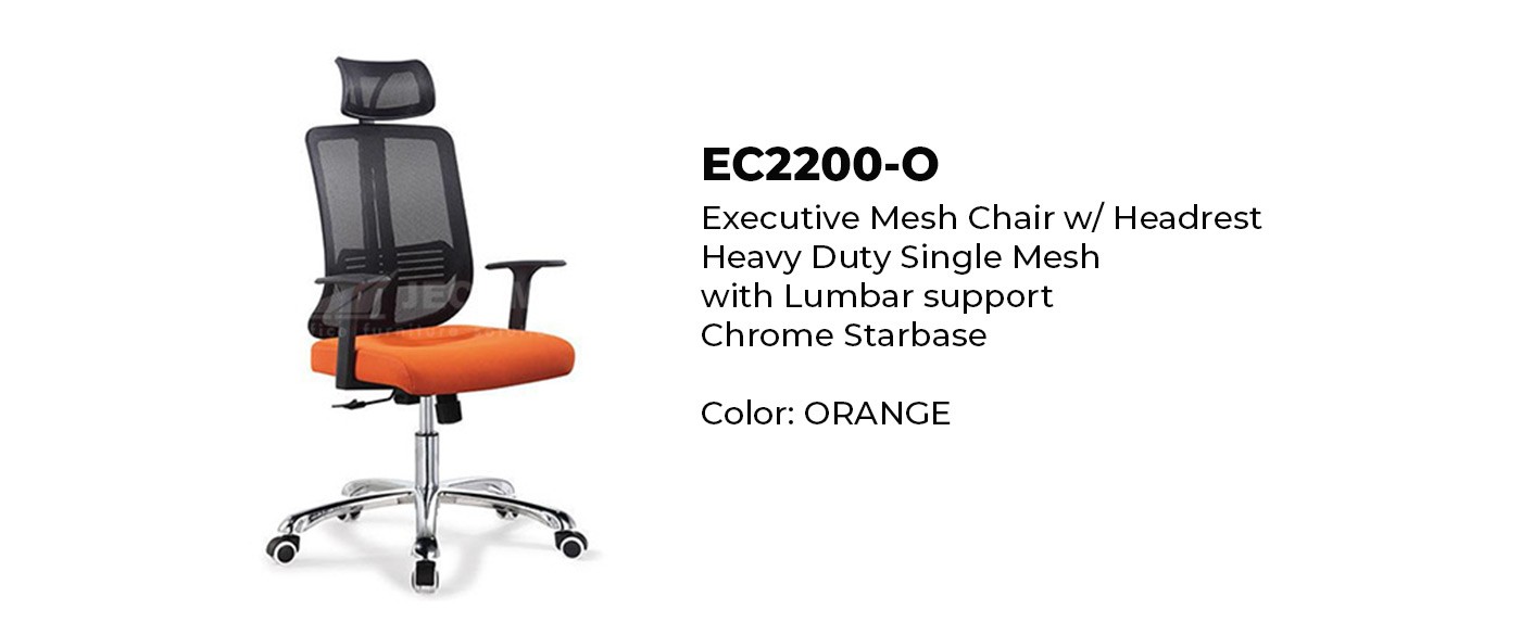 Executive Mesh Chair With Headrest