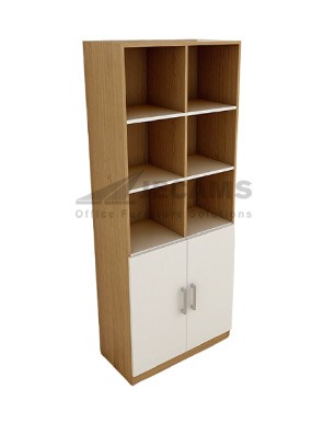 Polished Wooden Filing Cabinet
