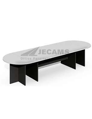 white oval conference table