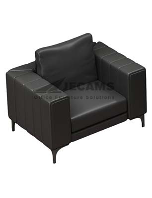 Black Office Sofa Single