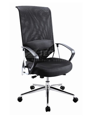 black mesh office chair