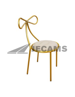 Gold Vanity Stackable Chair