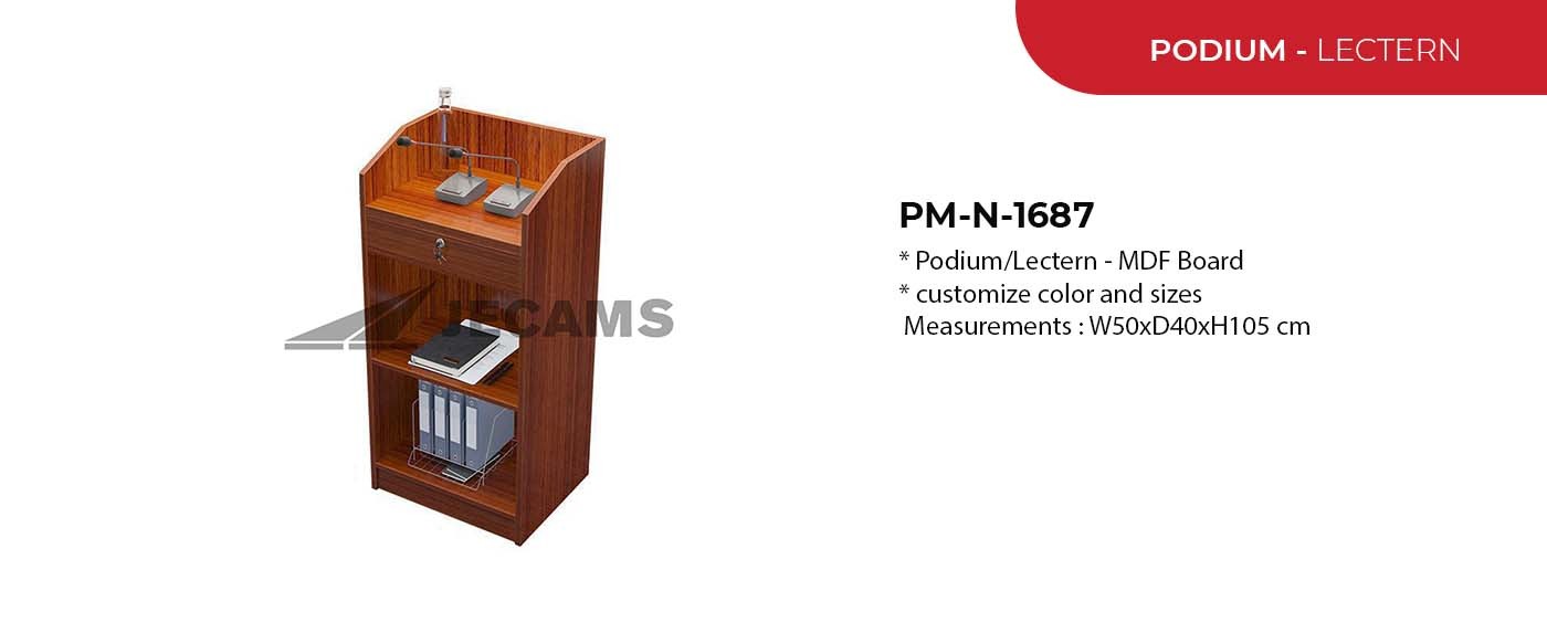 corporate set-up podium