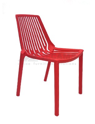 Red Plastic Chair Stackable