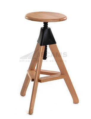 wooden bar stool