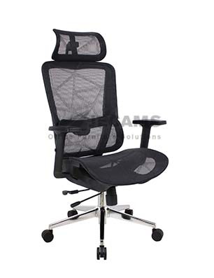 Chrome Base Mesh Chair