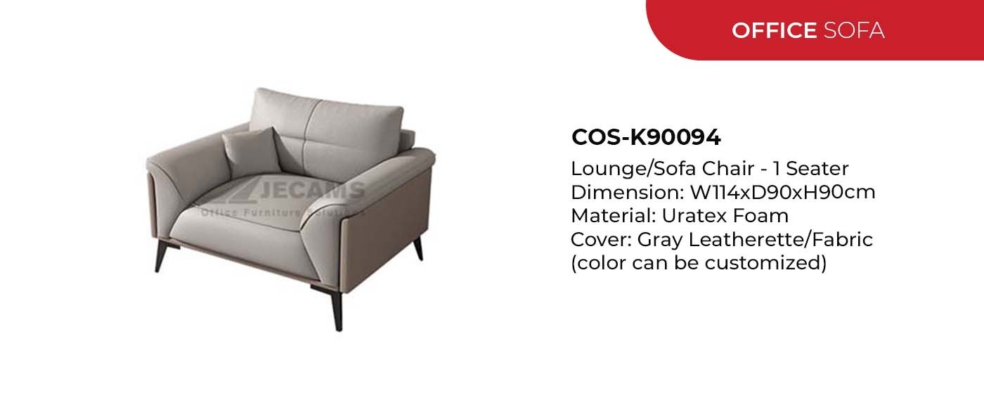 gray office sofa for sale