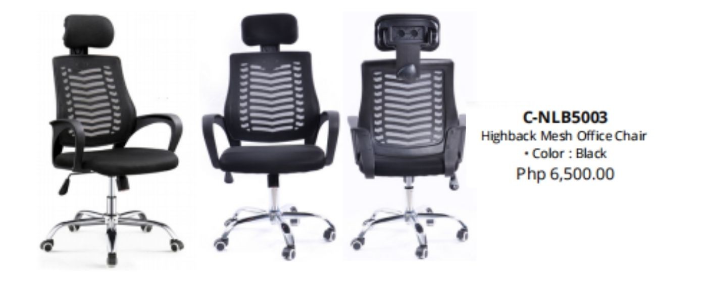 high back mesh chair