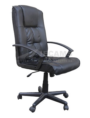 Elegant Black Midback Chair