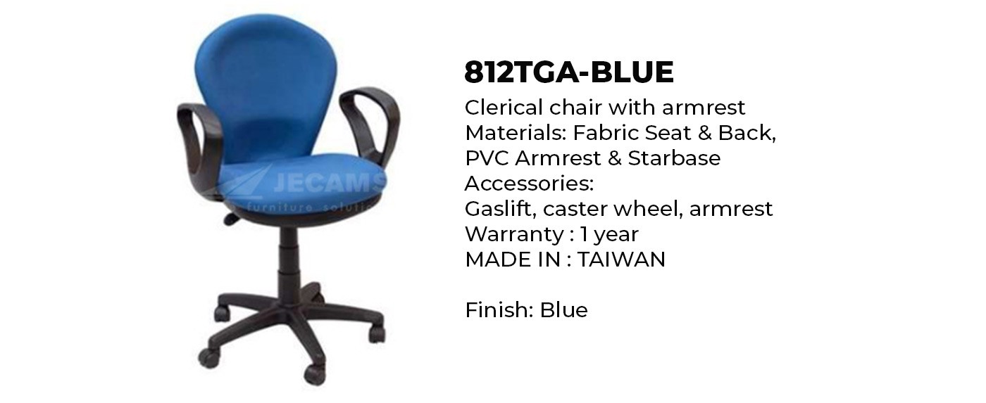 Blue Clerical Chair