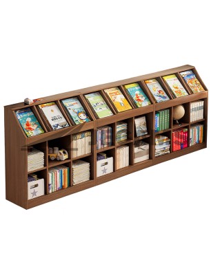 Wooden magazine holder for books and magazines