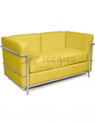 office sofa Le Corbusier 2-Seater YELLOW